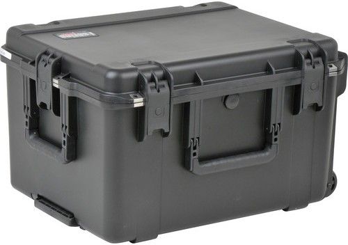 SKB 3i-2217-12BC iSeries 2217-12 Waterproof Utility Case with Wheels - with cubed foam, Top Handle, Side Handle, Telescoping Handle, Wheels Carry/Transport, Latch Closure, Polypropylene Materials, Interior Contents Cube/Diced Foam, 2
